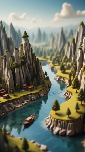 "Surreal Serenity: Delve into dreamlike landscapes with a tilt-shift effect, capturing the model in a state of ethereal beauty amidst surreal surroundings, posted in mesmerizing 16K resolution for unparalleled clarity."