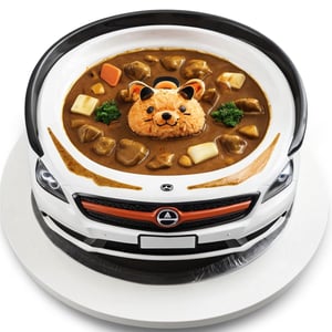 (From Above:), Japanese Curry Rice car,(((WHEEL))),
(Masterpiece, Best Quality, 8k:1.2), (Ultra-Detailed, Highres, Extremely Detailed, Absurdres, Incredibly Absurdres, Huge Filesize:1.1), (Photorealistic:1.3), By Dr.Maehara, Portrait, Ultra-Realistic Illustration, Digital Painting. ,fat,mg63,H effect