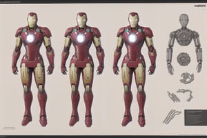 4k, 1980x1020,  concept,  artbook,  iron man suit,  descriptions parts of armors,  only chest,  mechanical parts
