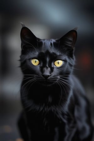 black dark cat