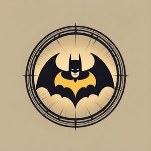  vintage  logo of movie batman , [logo],  [vintage logo], simple logo, clean logo,logo
