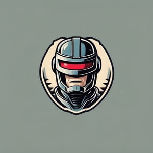  vintage  logo of Robocop [logo],  [vintage logo], simple logo, clean logo,logo