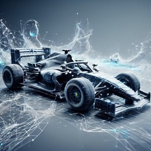 3D mesh F1 car, epic mesh