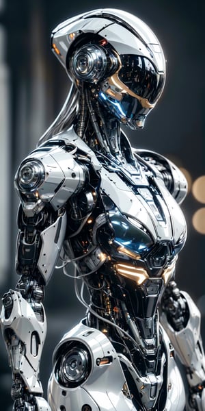 ((high resolution)), ((8K)), ((incredibly absurdres)), break. (super detailed metallic skin), (an extremely delicate and beautiful:1.3), break, ((1robot:1.5)), ((slender body)), (medium breasts), (beautiful hand), ((metallic body:1.3)), ((cyber helmet with full-face mask:1.4)), break. ((no hair:1.3)) , (blue glowing lines on one's body:1.2), break. ((intricate internal structure)), ((brighten parts:1.5)), break. ((robotic face:1.2)), (robotic arms), (robotic legs), (robotic hands), ((robotic joint:1.2)), (Cinematic angle), (ultra-fine quality), (masterpiece), (best quality), (incredibly absurdres), (highly detailed), high res, high detail eyes, high detail background, sharp focus, (photon mapping, radiosity, physically-based rendering, automatic white balance), masterpiece, best quality, ((Mecha body)), furure_urban, incredibly absurdres, science fiction, dark, horror, yk_cyborgs, UHD, 8K, sci-fi masterpiece, sharp focus, bokeh, intricate, highly detailed, cinematic volumetric lighting, epic light, intense colors, vibrant colors, chromatic aberration
