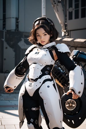 8k, ultra sharp, A fashion model,3/4 body photo,((kung fu poses)),
ultimate shadow warrior armor:1:9, hyper ultra mega armor full power:1.9, tech, strong, warrior, space, war, full, imperial, buster, shield, blade, extreme, Glamour, paparazzi taking pictures of her, brunette hair, Brown eyes, 8K, High quality, Masterpiece, Best quality, HD, Extremely detailed, voluminetric lighting, Photorealistic,perfecteyes,3DMM,valsione r,DonMCyb3rN3cr0XL  ,rfktr_technotrex,highres,ancient_beautiful,sle,portrait,AIDA_LoRA_MihoK