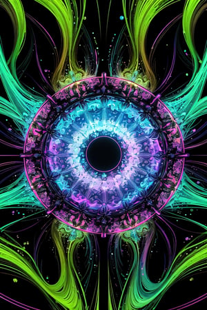 (masterpiece,  best quality,  beautiful and aesthetic:1.2),  ultra high res,  8k,  4k, detailed, 
tribal totem abstract art masterpiece, gecko spirit, (solid black border background), neon pearlescent kaleidescope, [jagged limegreen lightning] [rainbow subsurface glow]
