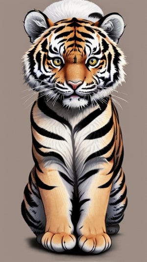 cat, tiger color