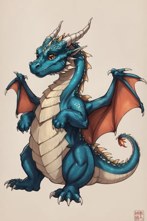dragon, dragon cute, wings, simple_background, best quality, realistic,