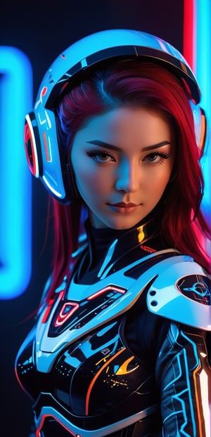 Upper body,4k,best quality,masterpiece,1 American girl, 1 girl,(red hair,streaked hair, long hair, hime cut,), a luminous transparent bioluminescent multidimensional entity,, A captivating cyber racer girl scene of a futuristic race track, black hair, wearing tiara headphone with ''Q'' sign, holding a cyber race helmet in front of futuristic cyber race car, neon, dinamic pose, (((race event background))), highly detailed, hyper realistic, with dramatic polarizing filter, vivid colors, sharp focus, 64K, remarkable color,1 girl, detailed eyes,, smile,(oil shiny skin:1.5), (big_boobs:1.2), willowy, chiseled, (hunky:2.6),(( body rotation 120 degree)), (perfect anatomy, prefecthand, dress, long fingers, 4 fingers, 1 thumb), 9 head body lenth, dynamic sexy pose, breast apart, (artistic pose of awoman),GARTERBELT,smoke on the water,xxmix_girl,LuminescentCL,minimalist hologram,glow, GARTERBELT,smoke on the water,xxmix_girl,LuminescentCL,abyssaltech ,dissolving,abyss,neon photography style,Cyberpunk geisha