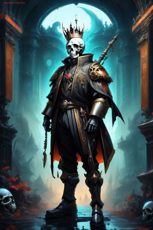 Take a deep breath and let's work step by step on this  ,
a woman that is standing in front of a bunch of skulls, picture of female paladin, adeptus mechanicus, full color manga cover, wears a light grey crown, character art closeup, heonhwa choe, baroque color scheme, saint womans, necro, anime wallaper, thanatos, by greg rutkowski, dark fantasy, finnian macmanus, syd mead, albrecht durer, trending on artstation, hands behind her back

Midjourney's Consistency, Dynamic Action Pose, Fibonacci Watermark Invisibly Displayed, High-res, Impeccable Composition, Lifelike Details, Perfect Proportions, Stunning Colors, Captivating Lighting, Interesting Subjects, Creative Angle, Attractive Background, Well-timed Moment, Intentional Focus, Balanced Editing, Harmonious Colors, Contemporary Aesthetics, Handcrafted with Precision, Vivid Emotions, Joyful Impact, Exceptional Quality, Powerful Message, Raphael Style, Unreal Engine 5, Octane Render, Isometric, Beautiful Detailed Eyes, Super Detailed Face and Eyes and Clothes, More Detail, Multi Colored, Splash Ink Illustration, Grammer Effect Style, Houdini Style, Sharp Lines and Brush Strokes, High Quality, Beautiful Matte Painting, 4K, CGSociety, Artstation Trending on ArtstationHQ,h4l0w3n5l0w5tyl3DonML1gh7
