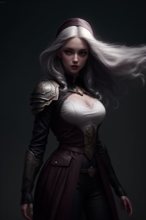 Take a deep breath and let's work step by step on this  
woman with a gun, vampire nun, fantasy render, 4 0 k warhammer, yelena belova, motes of light, flowing robes and leather armor, warlock, seraphine, red shift render, white haired lady, by Thomas Carr, dark grey robes, defiant, 65mm, bright uniform background, ((((Aloy))) by Mark Brooks, Pixar, character, (((artstation, concept art, smooth, sharp focus, artgerm, Tomasz Alen Kopera, Peter Mohrbacher, donato giancola, Joseph Christian Leyendecker, WLOP, Boris Vallejo))), mugshot!!!!!, ugly!!!!!!, octane render, nvidia raytracing demo, grainy, muted
Midjourney's Consistency, Dynamic Action Pose, Fibonacci Watermark Invisibly Displayed, High-res, Impeccable Composition, Lifelike Details, Perfect Proportions, Stunning Colors, Captivating Lighting, Interesting Subjects, Creative Angle, Attractive Background, Well-timed Moment, Intentional Focus, Balanced Editing, Harmonious Colors, Contemporary Aesthetics, Handcrafted with Precision, Vivid Emotions, Joyful Impact, Exceptional Quality, Powerful Message, Raphael Style, Unreal Engine 5, Octane Render, Isometric, Beautiful Detailed Eyes, Super Detailed Face and Eyes and Clothes, More Detail, Multi Colored, Splash Ink Illustration, Grammer Effect Style, Houdini Style, Sharp Lines and Brush Strokes, High Quality, Beautiful Matte Painting, 4K, CGSociety, Artstation Trending on ArtstationHQ,,