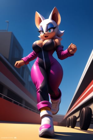 Take a deep breath and let's work step by step on this problem.expert consistency,dynamic action pose,FIBONACCI WATERMARK INVISIBLY DISPLAYED, Miss Rouge, anime,curvy young woman, shoulder-length white hair,  eyes that have dark wide pupils, symetrical body, portrait, cinematic lighting, high contrast, artstation, character concept art, Racing Suit, race track at background,beautiful breast, beautiful  legs with tall laced up boots, High-res, impeccable composition, lifelike details, perfect proportions, stunning colors, captivating lighting, interesting subjects, creative angle, attractive background, well-timed moment, intentional focus, balanced editing, harmonious colors, contemporary aesthetics, handcrafted with precision, vivid emotions, joyful impact, exceptional quality, powerful message, in Raphael style, unreal engine 5,octane render,isometric,beautiful detailed eyes,super detailed face and eyes and clothes,More Detail,Rouge,