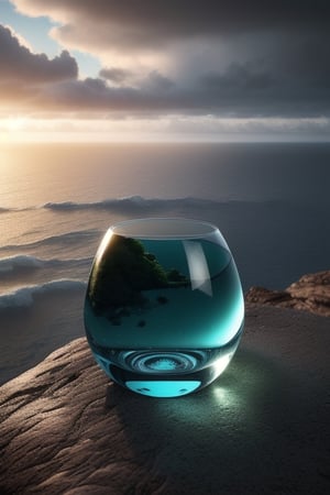 lovely double exposure image by blending together a stormy sea and a glass apple. The sea should serve as the underlying backdrop, with its details subtly incorporated into the glossy glass apple, sharp focus, double exposure, glossy glass apple, (translucent glass figure of an apple) (sea inside) lifeless, dead, glass apple, earthy colors, decadence, intricate design, hyper realistic,, ultra hd, realistic, vivid colors, highly detailed, UHD drawing, pen and ink, perfect composition, beautiful detailed intricate insanely detailed octane render trending on artstation, 8k artistic photography, photorealistic concept art, soft natural volumetric cinematic perfect light