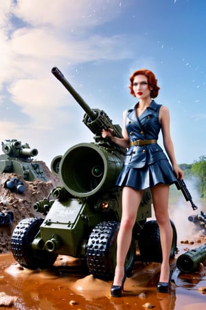 Sluban - German Anti-Aircraft Gun | Set M38-B0680D ,
4 Nozzles ,
White Rose ,
Beautiful sexy woman,
Muddy waters,gunatyou,OHWX