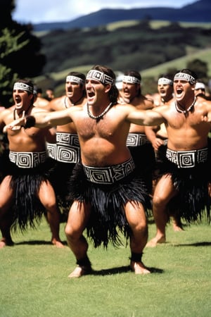 Haka dance in new Zealand, 
Haka have been traditionally performed by both men and women for a variety of social functions within Māori culture. 
They are performed to welcome distinguished guests ,
Native women ,
Group men and women, 
Naked ,
Cleavage,
Thighs,
Open legs, 
Open front clothing,

,food 