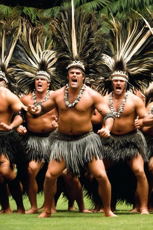 Haka dance in new Zealand, 
Haka have been traditionally performed by both men and women for a variety of social functions within Māori culture. 
They are performed to welcome distinguished guests ,
Native women ,
Group men and women, 
Naked ,
Cleavage,
Thighs,
Open legs, 
Open front clothing,

,food 