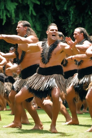 Haka dance in new Zealand, 
Haka have been traditionally performed by both men and women for a variety of social functions within Māori culture. 
They are performed to welcome distinguished guests ,
Native women ,
Cleavage,
Thighs,
Open legs, 
Open front clothing,

,food 