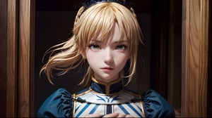 Kings and Queens, YouTube thumbnail, best quality, masterwork, high quality, anime art style,phSaber, (solo), 