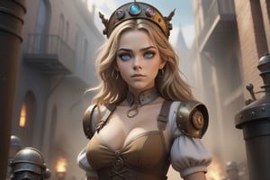 create a masterpiece, full bod, best quality, 1 female, prisoner of war, steam punk, royalty, princess, war, (colorful), (finely detailed beautiful eyes and detailed body), cinematic lighting, extremly detailed cg unity 8k wallpaper