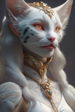 (Add a cat, succubus, fractal white), Detailed Textures, high quality, high resolution, high Accuracy, realism, color correction, Proper lighting settings, harmonious composition, Behance works,ct-niji2,dream,chinese girls