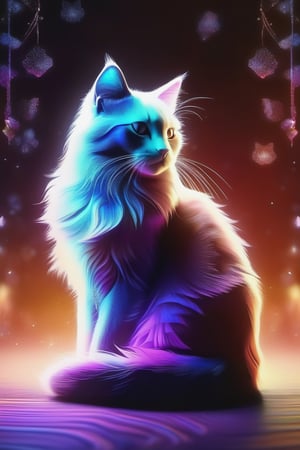 (Illustration masterpiece silhouette cat beautiful, delicate, delicate face, crystallized), detailed textures, high quality, high resolution, high Accuracy, realism, color correction, Proper lighting settings, harmonious composition, Behance works,DonMD1g174l4sc3nc10nXL,photo r3al