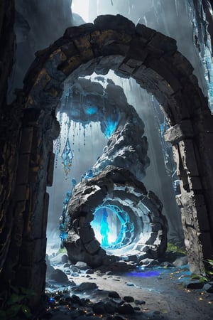 (A shimmering keyhole serves as a portal to another mysterious realm that holds the promise of adventure and wonder. The key that fits inside glows with otherworldly light, casting an enchanting fantasy aura around the portal. This scene can be depicted in a surreal painting that captures its fantastical beauty and magical charm. The intricate details of the keyhole and keys are rich in intricate designs and complex metallic hues, heightening the sense of mystery and intrigue. Overall, this image gives off a sense of mystical enchantment, drawing the viewer into a realm of imagination and fantasy), detailed textures, high quality, high resolution, high Accuracy, realism, color correction, Proper lighting settings, harmonious composition, Behance works,LODBG