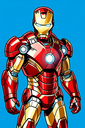Iron man character from the boys, wallpaper style