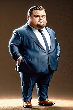Epic movie style, masterpiece, perfect quality, exquisite details, real, clear, sharp, detailed, professional photos. (((Comparison))), 8k, Ultra HD quality, movie appearance,
Leonardo DiCaprio, fat and cute, agent in suit, big fat guy, fat, funny fat guy, chubby and cute fat guy, full body portrait,