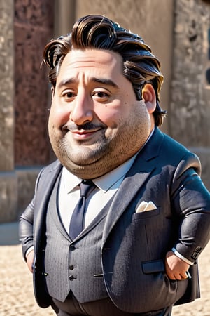 Epic movie style, masterpiece, perfect quality, exquisite details, real, clear, sharp, detailed, professional photos. (((Comparison))), 8k, Ultra HD quality, movie appearance,
Adrien Brody, fat and cute, suit agent, big fat guy, fat, funny fat guy, chubby and cute fat guy, full body portrait,moonster