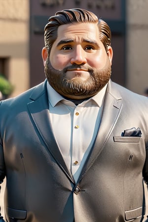 Epic movie style, masterpiece, perfect quality, exquisite details, real, clear, sharp, detailed, professional photos. (((Comparison))), 8k, Ultra HD quality, movie appearance,
Jake Gyllenhaal, fat and cute, suit agent, big fat guy, fat, funny fat guy, chubby and cute fat guy, full body portrait,