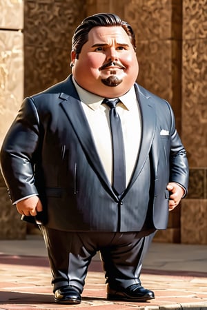 Epic movie style, masterpiece, perfect quality, exquisite details, real, clear, sharp, detailed, professional photos. (((Comparison))), 8k, Ultra HD quality, movie appearance,
Christian Bale, fat and cute, suit agent, big fat guy, fat, funny fat guy, chubby and cute fat guy, full body portrait,