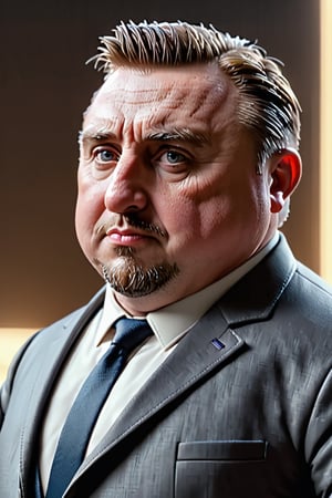 Epic movie style, masterpiece, perfect quality, exquisite details, real, clear, sharp, detailed and professional photos. (((Comparison))), 8k, Ultra HD quality, movie appearance,
Tim Roth, chubby cute, suit agent, big fat guy, fat guy, funny fat guy, chubby cute fat guy, full body portrait,