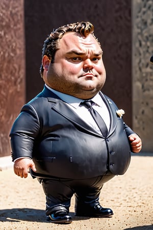 Epic movie style, masterpiece, perfect quality, exquisite details, real, clear, sharp, detailed, professional photos. (((Comparison))), 8k, Ultra HD quality, movie appearance,
Jude Law, fat and cute, suit agent, big fat guy, fat, funny fat guy, chubby and cute fat guy, full body portrait,