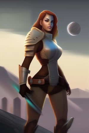 space opera warrior female 

