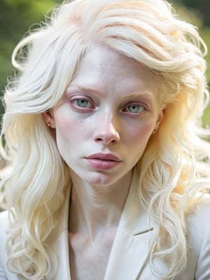 albino woman 