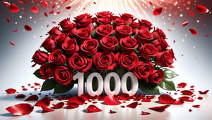 text: ((("1000 like, thank you"))) with beautiful red roses and an explosion of red rose petals, creating a stunning scene that captures the essence of the celebration.


PNG image format, sharp lines and borders, solid blocks of colors, over 300ppp dots per inch, 32k ultra high definition, 530MP, (photorealistic:1.5), High definition RAW color professional photos, photo, masterpiece, realistic, ProRAW, realism, photorealism, high contrast, digital art trending on Artstation ultra high definition detailed realistic, detailed, skin texture, hyper detailed, realistic skin texture, facial features, armature, best quality, ultra high res, high resolution, detailed, raw photo, sharp re, lens rich colors hyper realistic lifelike texture dramatic lighting unrealengine trending, ultra sharp.