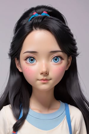 studio ghibli movie, stood in full view detailed face, (thm style:0), arcane jinx,thm style