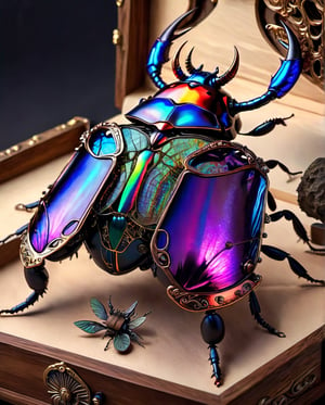 biopunk style,stag beetle, realistic, machine, monster,shards,BugCraft, highly detailed,best quality, masterpiece,
magic-filled world with unique individuals,beautifully vibrant colors,enchanting lighting,impressive variety of magical effects,strong use of special materials,imaginative illustrations,

