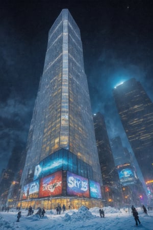best quality,HQ,8K, blizzard entertainment headquarters,((american skyskraper)), "neon sign blizzard",piles of money,
,High detailed, corrupt by evil powers,High detailed ,Color magic,Saturated colors, Evil looking skyscraper 