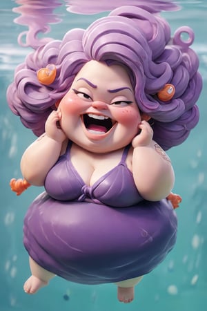 high quality
obese woman
ugly purple hair

smiling

swimming