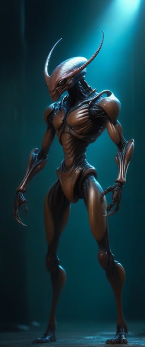  insectoid, creatures, space, invasion, beast, futuristic, alien, standing, natural pose, muscular, warrior, metallic armor, sci-fi, earwig inspired