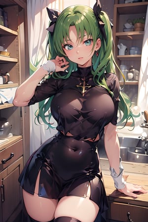god body, c.c\(code Geass), a girl ,
masterpiece, perfectly detailed, detailed face, detailed eyes, beautiful eyes, looking at viewer, Green hair, 