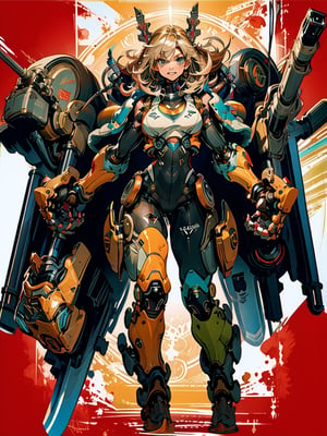 masterpiece, best quality, high Resolution, full body
heavy tank, tank girl, perfect face, bodysuit,weapon,ROBORT