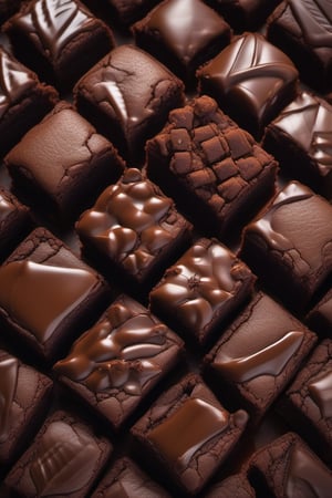 brownie, macro photography, close-up, hyper detailed, sharp focus, studio photo, intricate details, highly detailed