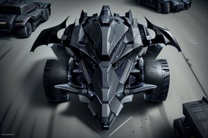 8k, RAW photos, top quality, masterpiece: 1.3),Transforming,
batmobile,
High-powered vehicle,
Black,
Grey,
Dark colors,Armored Vehicle,Four-wheeled, stealth, concept vehicle, Bat elements, counter-tracking