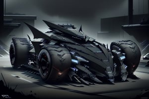 8k, RAW photos, top quality, masterpiece: 1.3),Transforming,
batmobile,
High-powered vehicle,
Low chassis,
black ,
Grey,
Dark colors,Armored Vehicle,Four-wheeled, stealth, concept vehicle, Bat elements, counter-tracking,Concealed wheels,