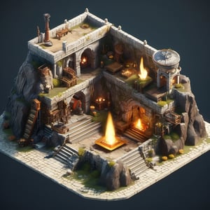 8k, RAW photos, top quality, masterpiece: 1.3),
A fantasy Dwarf Fortress
, miniature, landscape, depth of field, ladder,  from above, English text,Ore, cave, torch,Underground lake, isometric style, simple background, white background,3d isometric,steampunk style,ff14bg,DonMSt33lM4g1cXL,DonMD0n7P4n1cXL