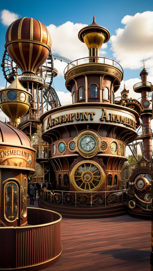 steampunk amusement park