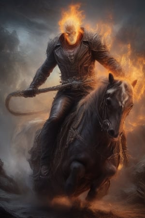 Old adventurer riding a gigantic rabbit as a steed, fantasy, digital art,more detail XL,photo of perfecteyes eyes,ghostrider