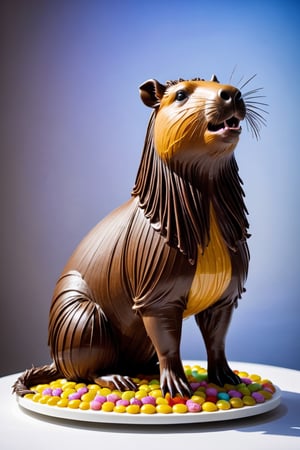 World Pastry Cup,
Beautiful Capybara sculpture made of candy and chocolate